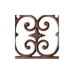 Bordure de jardin en fonte Valentine Lot de 48 Esschert Design - marron 3700866371722_0
