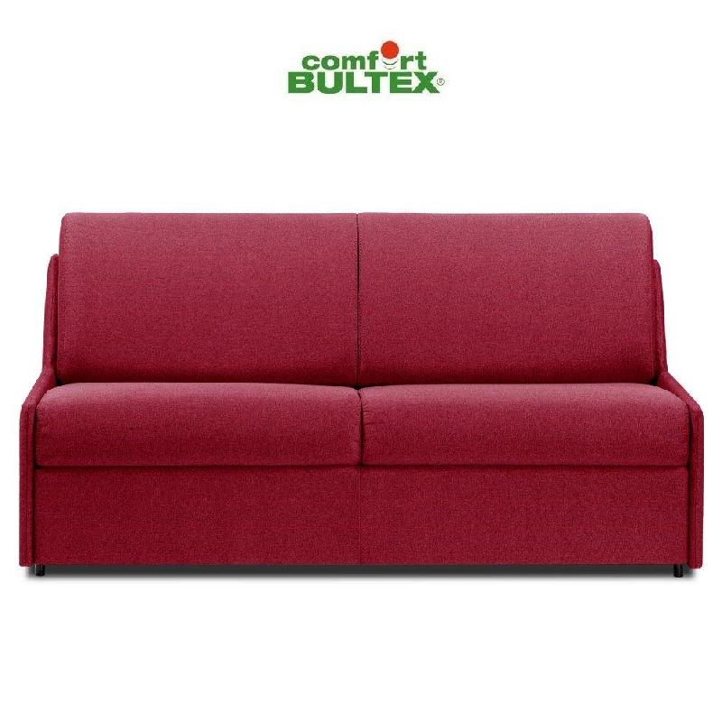 Canapé convertible COMPACTO 3 places - Matelas BULTEX® 140x195 cm - Ouverture EXPRESS - Néo Rouge_0