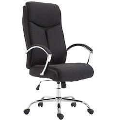 CLP Fauteuil de bureau XL Vaud tissu Noir - noir textile 192391201_0