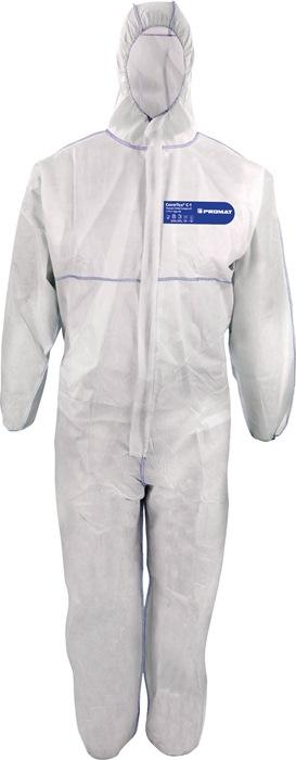 Combinaison de protection CoverTex® taille L blanc - Catégorie EPI III - Type 5+6 - PROMAT_0
