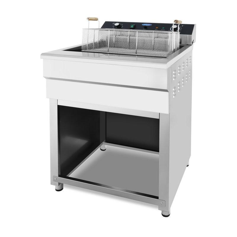 Friteuse - 45 L - 1 panier - avec robinet de vidange - 400V MAXIMA 09365234_0