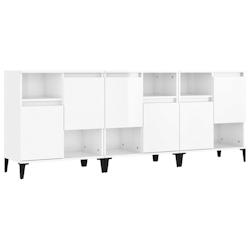 Helloshop26 - Buffet bahut commode armoire meuble de rangement organisateur cuisine salle de séjour salons 3 pcs brillant 60 x 35 x 02_0037022 - 3000_0