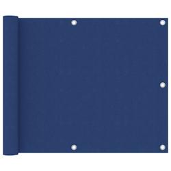 Helloshop26 - Écran de balcon brise pare vue protection confidentialité bleu 75 x 300 cm tissu oxford 02_0010099 - 3000543147764_0