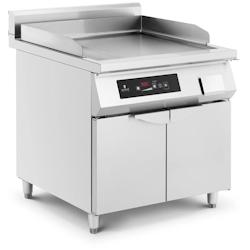 Helloshop26 - Grill professionnel induction 720 x 610 mm lisse 10000 watts acier inoxydable argenté 14_0009119 - 3000221460123_0
