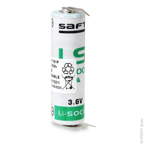 Pile lithium LS14500-3PFRP AA 3.6V 2.6Ah - Marque SAFT - Applications multiples_0