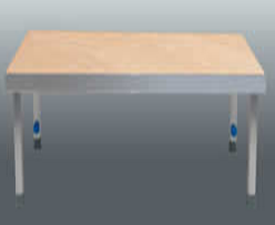 Podiums et accessoires en aluminium standard - Hauteur fixe ou dénivelée jusqu'à 3m - Piétements télescopiques 20cm à 1m60_0