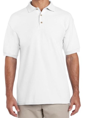 POLO MANCHES COURTES BLANC T.S