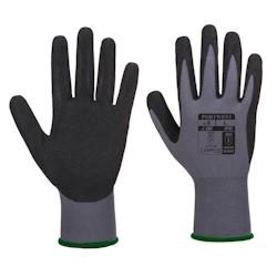 Portwest - Gants manutention en nitrile sablonneux hydrofuge DERMAFLEX AQUA Gris / Noir Taille 11 - 5036146010486_0