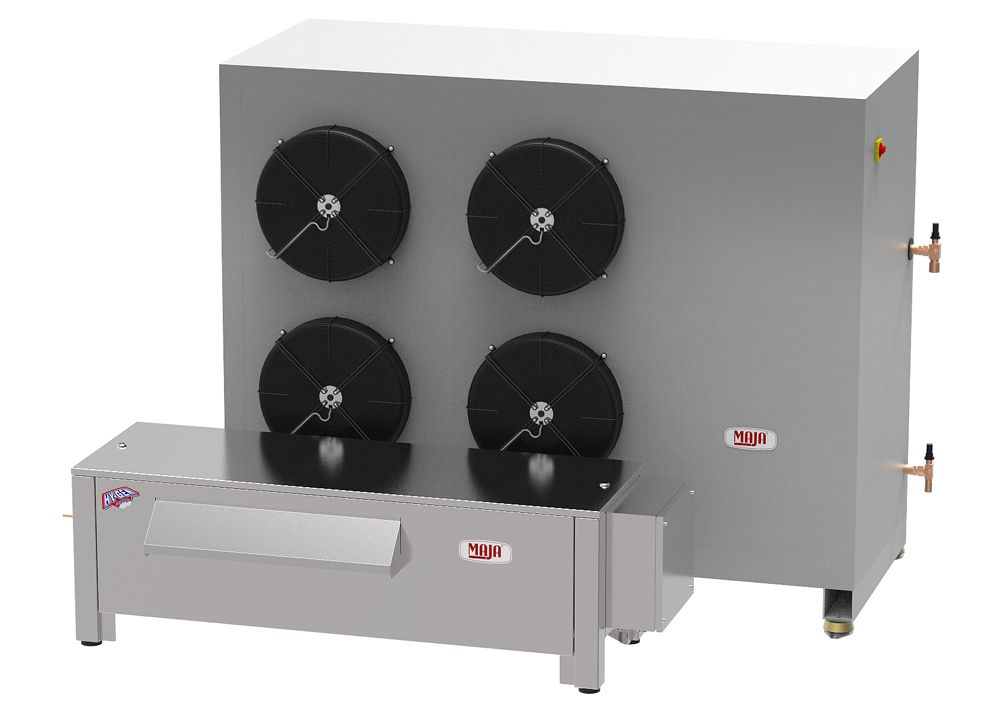 Machine à glace écailles MAJA RVH 2500 LT - Version split - Production 2500 kg/24h_0