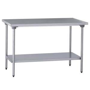 Table en inox - centrale - 1800x700x900 mm - avec étagère_0