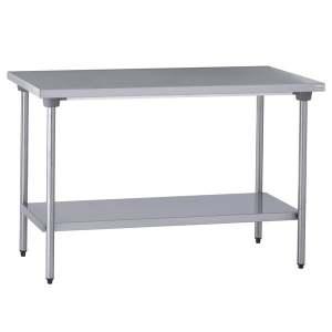 TABLE - INOX - CENTRALE - 1800X700X900 MM - AVEC ÉTAGÈRE_0