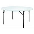 Table Roma ronde - pliante, empilable, Ø183 cm - 10 personnes - plateau en polyéthylène haute densité_0