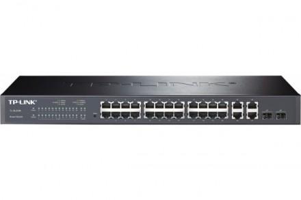 TP-LINK TL-SL2428 SMART SWITCH 24P 10/100 + 4GIGA+2SFP_0