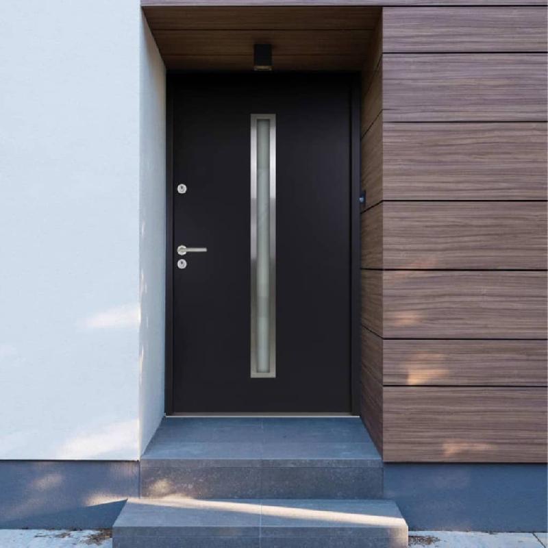 Vidaxl porte d'entrée anthracite 110x207,5 cm aluminium 3190528_0