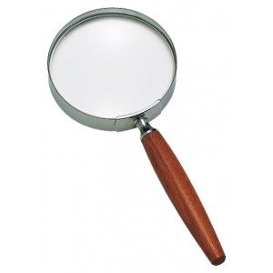 18 120 060 - Loupe ronde en bois - diamètre 65 mm - grossissement 3x - Optico-Paris SAS_0