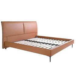 AC ANGEL CERDA Angel Cerdá Lit en similicuir marron 7158C 205 x 212 x 110 - marron Bois massif 8435631028840_0