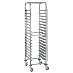 Chariot Euronorm 600 x 400 - 18 Niveaux - Bartscher - argenté inox 300182_0