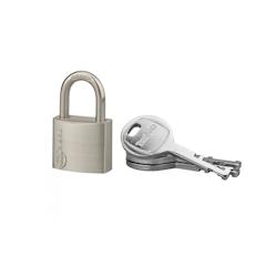 Cadenas à clé Cinox, inox, extérieur, anse inox, 30mm, 3 clés - THIRARD - gris 3150260870305_0