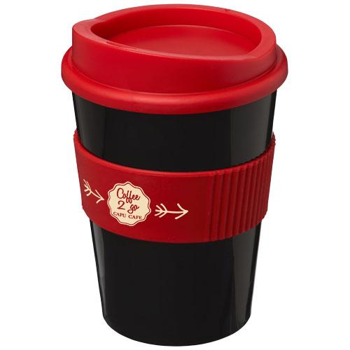 Gobelet Americano® medio 300 ml - isotherme avec bandeau antidérapant en silicone - Fabriqué au Royaume-Uni_0