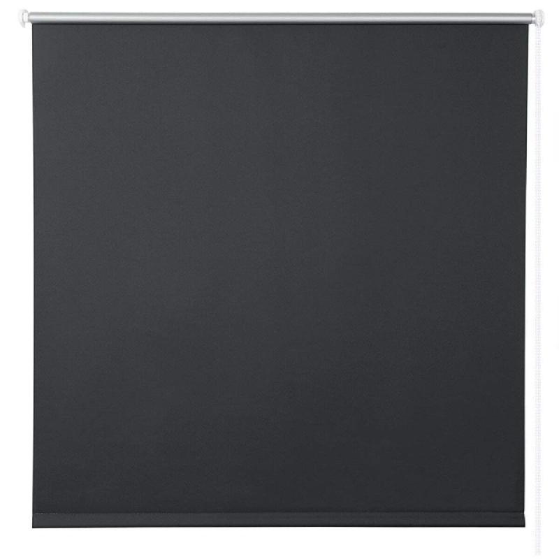 Helloshop26 - Store enrouleur occultant polyester montage rapide aucun perçage requis pour fenêtres et portes 40x160 cm anthracite 19_0000892 - poly_0