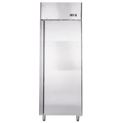 METRO Professional Armoire réfrigérée positive GRE2700, inox, 73 x 80,5 x 206,5 cm, 455 l, froid ventilé, 220 W, GN 1/1, avec serrure, argenté -_0