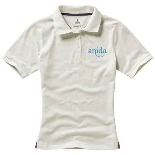 Polo manches courtes pour femmes Calgary - 100% coton - 200 g/m² - Col et poignets tricot plat_0