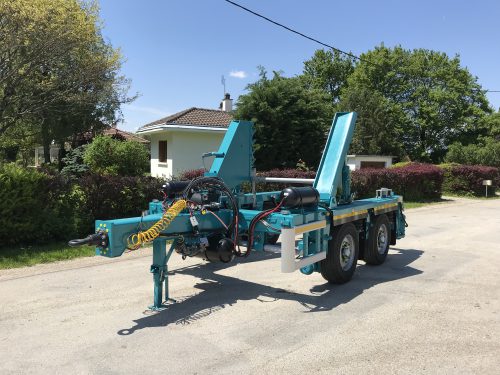 Remorque porte-touret - DER 14T écartable - PTAC 14000 kg - Dia. touret 2200-4200 mm_0