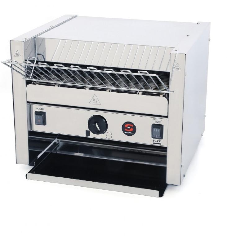 Sammic ST-33 Grilleur professionnel à ruban - Rendement 900 toasts/heure, largeur du ruban 370 mm - gris inox 5110034_0