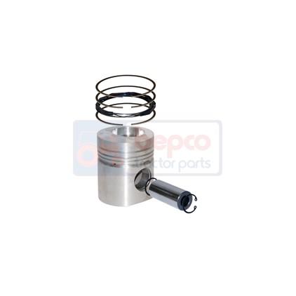 02136958 piston + segments majorés 0.010-0.25mm - référence : pt-32-134a_0