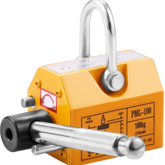 Aimant de levage industriel en néodyme - capacité 100 kg - Vevor pour tôles et matériaux magnétiques_0
