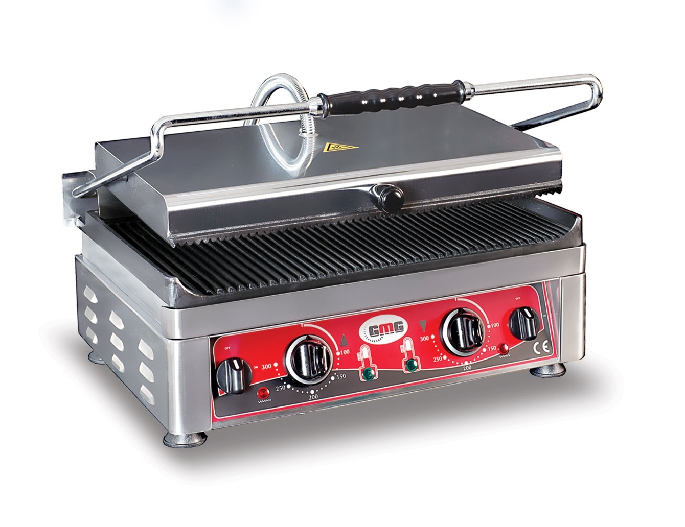 Machine À Panini Double Plancha Électrique Professionnelle Plat 3 600 W