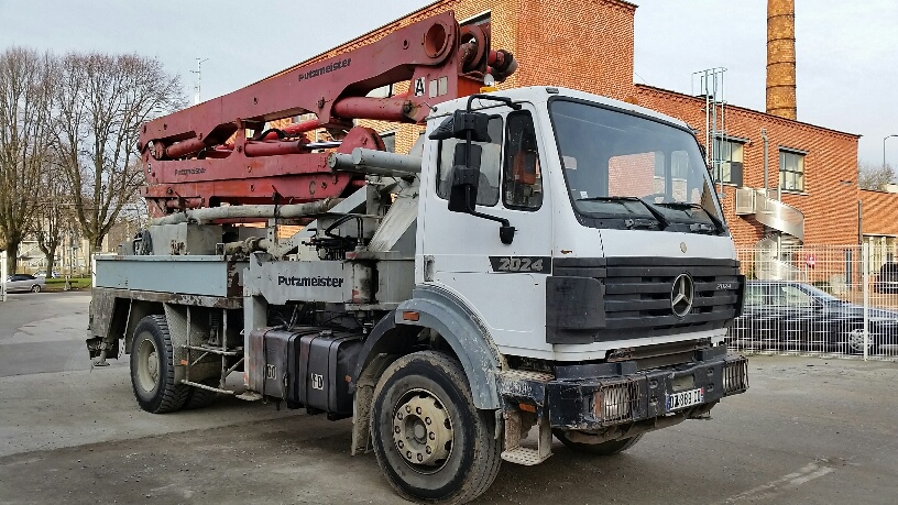 Mercedes-Benz 2024 4x2 - Pompe à béton Putzmeister 27m - Occasion 1996 - 240CV_0
