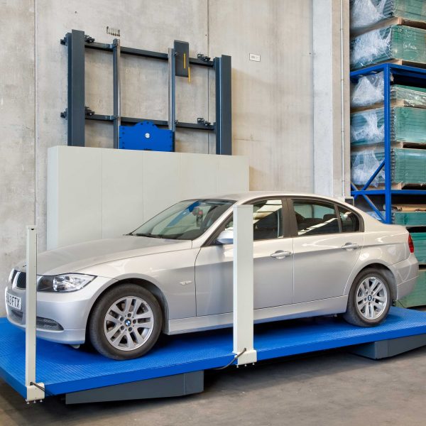 Monte voiture dhsx - Capacité max 2500 kg - Dimensions sur mesure - Motorisation 5.5 CV ou 7.5 CV_0