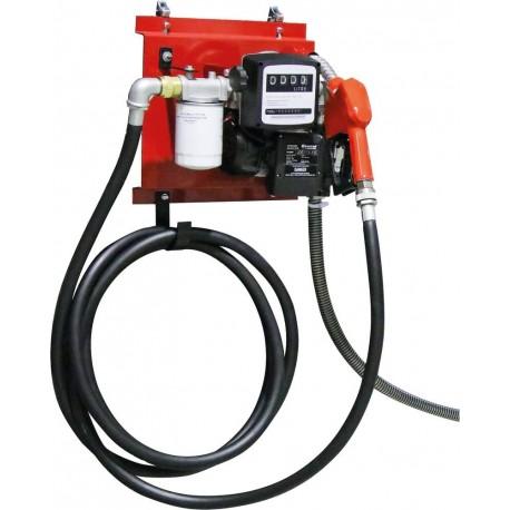 Pompe à gasoil 230V 60 l/min avec pistolet automatique/volucompteur/filtre Référence   08599_0