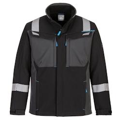 Portwest - Softshell de travail résistant à la flamme WX3 Noir / Gris Taille M - M noir 5036108368518_0