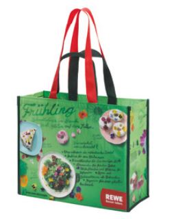 Sac cabas réutilisable - sac publicitaire en polyéthylène téréphtalate avec lamination (rpet/pet) - pour shopping - Réf ALLREWS7S_0