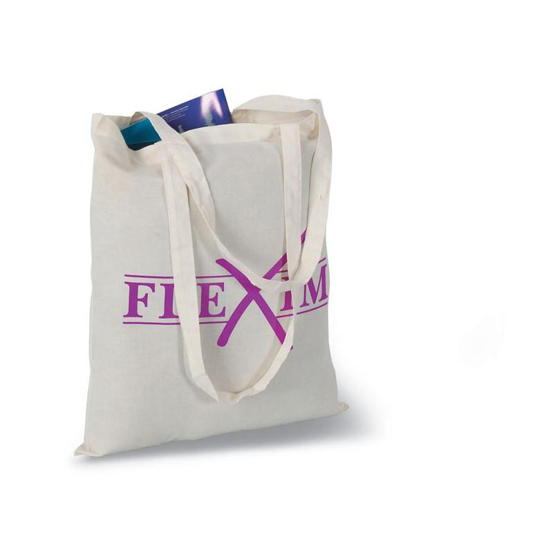 Sac shopping anses longues Cottonel 100 gr - Sacs publicitaires en coton_0