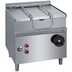 Sauteuse électrique basculante - cuve inox 50 litres - Optima 700 mm - e77/bri7-n_0