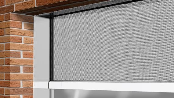 Store enrouleur B-1200 screen Brustor - encastrable - anti-tempête, anti-insectes_0