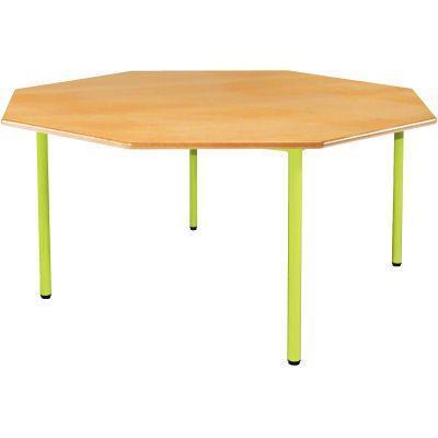 Table de réunion octogonale 120 cm - 4 pieds - LNR Mobiliers - Réf TN6128M T1VG_0