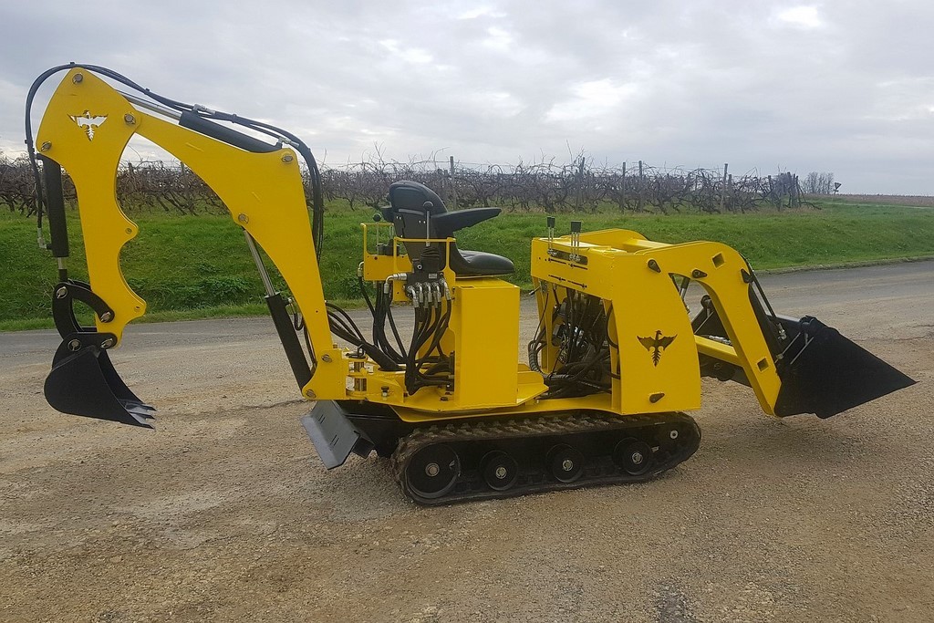 Tractopelle pour les travaux d'excavation et l'entretien de terrain - ph280 - 14 cv_0