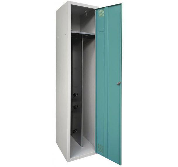 ARMOIRE SÉCHANTE IS 1 COLONNE À CLÉ TURQUOISE - MANUTAN COLLECTIVITÉS