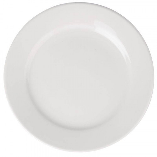 ASSIETTES À LARGE BORD EN PORCELAINE ATHENA Ø 165 MM - LOT DE 12