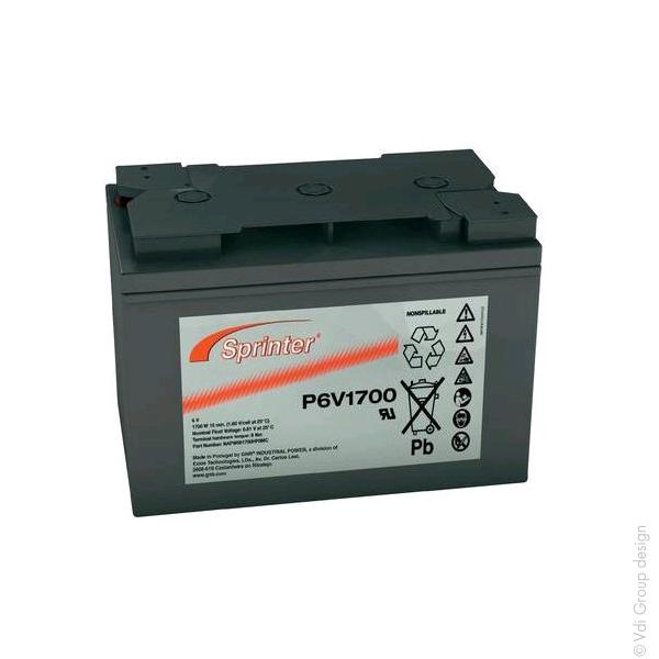 BATTERIE ONDULEUR (UPS) SPRINTER P6V1700 6V 122AH M8-M_0