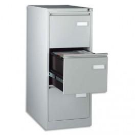 BISLEY CLASSEUR POUR DOSSIERS SUSPENDUS 3 TIROIRS GRIS