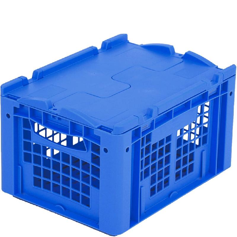 BITO Bacs gerbables norme Europe, série XL L400 mm x l300 mm x H238 mm bleu - bleu plastique polypropylène 4250692928816_0