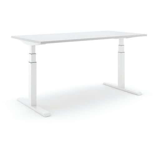 BUREAU RÉGLABLE STEELFORCE PRO 470 SLS 200CM - BLANC GRIS - ACTIFORCE
