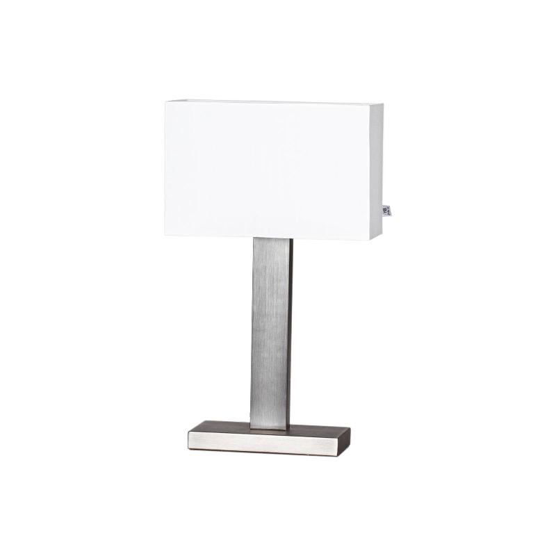 BY RYDÉNS PRIME LAMPE DE TABLE HAUTEUR 47CM NICKEL/BLANC