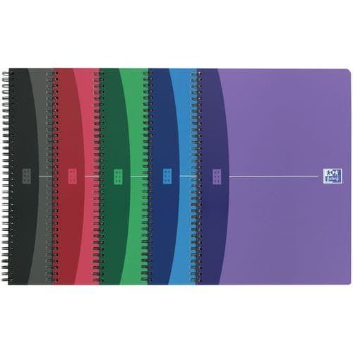 CAHIER OFFICE SPIRALE 210X297 180P 90G LIGNÉ 7MM OPAQUE - OXFORD