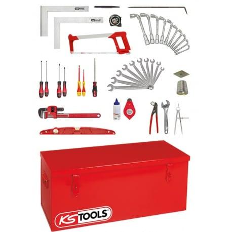 Caisse à outils moteur chaudronnier - 42 outils KS Tools | 911.0042_0